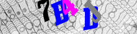 Blue Captcha Image