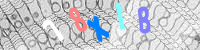 Blue Captcha Image