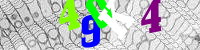 Blue Captcha Image
