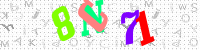Blue Captcha Image