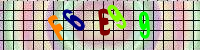 Blue Captcha Image