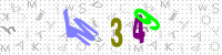 Blue Captcha Image