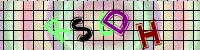 Blue Captcha Image