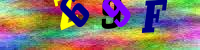 Blue Captcha Image