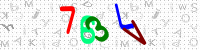 Blue Captcha Image