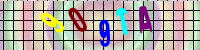 Blue Captcha Image