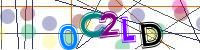 Blue Captcha Image