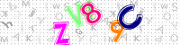 Blue Captcha Image