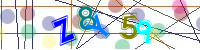 Blue Captcha Image