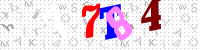 Blue Captcha Image