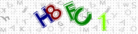 Blue Captcha Image