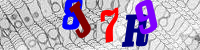 Blue Captcha Image