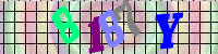 Blue Captcha Image