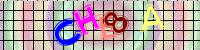 Blue Captcha Image