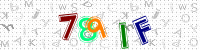 Blue Captcha Image