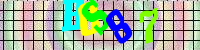 Blue Captcha Image
