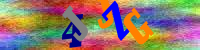 Blue Captcha Image