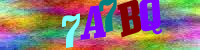 Blue Captcha Image
