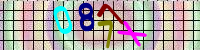 Blue Captcha Image