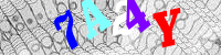 Blue Captcha Image