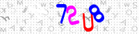Blue Captcha Image