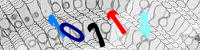 Blue Captcha Image