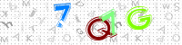 Blue Captcha Image