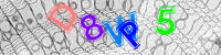 Blue Captcha Image