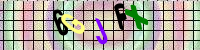Blue Captcha Image