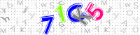 Blue Captcha Image