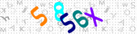 Blue Captcha Image