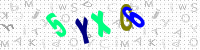 Blue Captcha Image