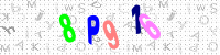 Blue Captcha Image