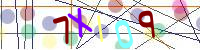Blue Captcha Image