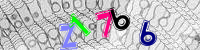Blue Captcha Image