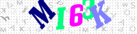 Blue Captcha Image