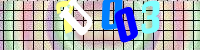 Blue Captcha Image