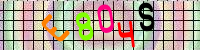 Blue Captcha Image