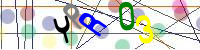 Blue Captcha Image