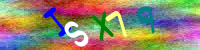Blue Captcha Image