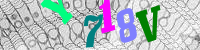 Blue Captcha Image