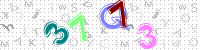Blue Captcha Image