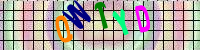 Blue Captcha Image