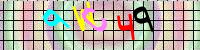 Blue Captcha Image
