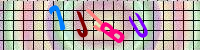 Blue Captcha Image