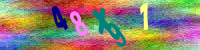 Blue Captcha Image