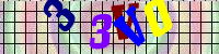 Blue Captcha Image