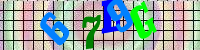 Blue Captcha Image