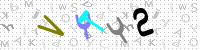 Blue Captcha Image