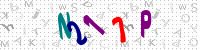 Blue Captcha Image
